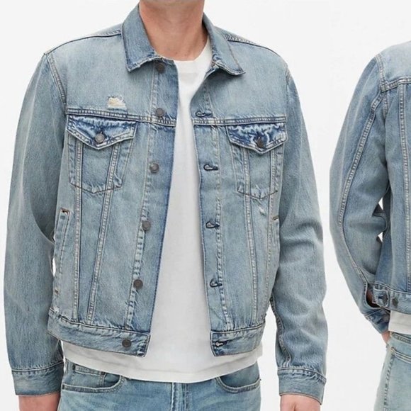 Brand New Iconic Gap Denim Jacket Size Sm - Picture 1 of 3